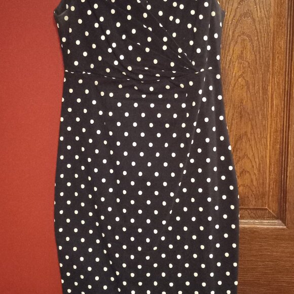 Stop Staring Polka Dot Wiggle Dress - Picture 4 of 4